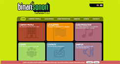 Desktop Screenshot of binarisonori.com